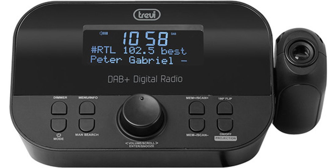 Trevi RC 85D8 DAB Sveglia digitale Nero