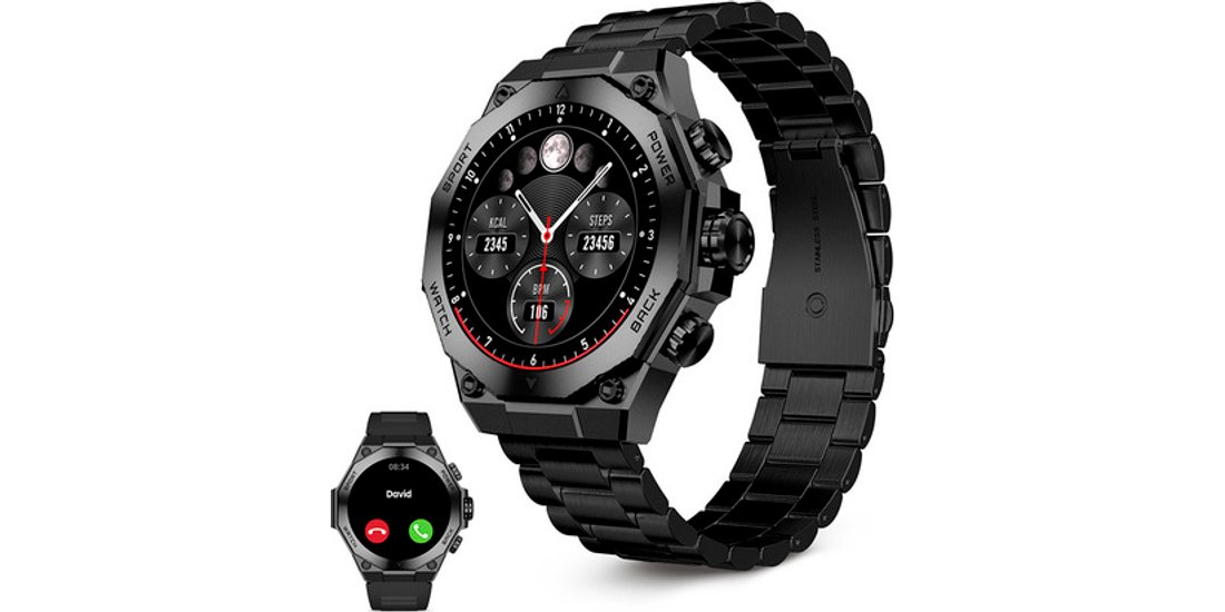 Ksix Titanium 363 cm (1.43”) AMOLED 55 mm Digitale…