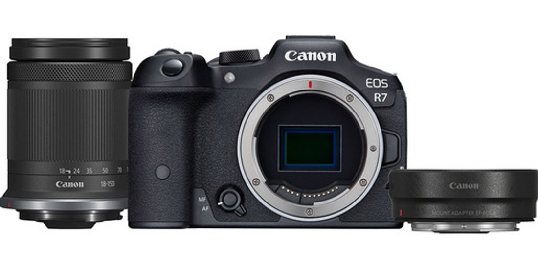 Canon EOS R7 + RF-S 18-150mm F3.5-6.3 IS STM + …