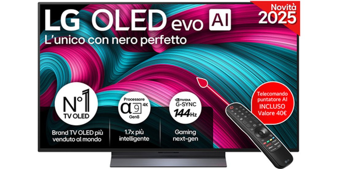 LG OLED evo AI OLED48C55LA TV Serie C5 48” 4K…