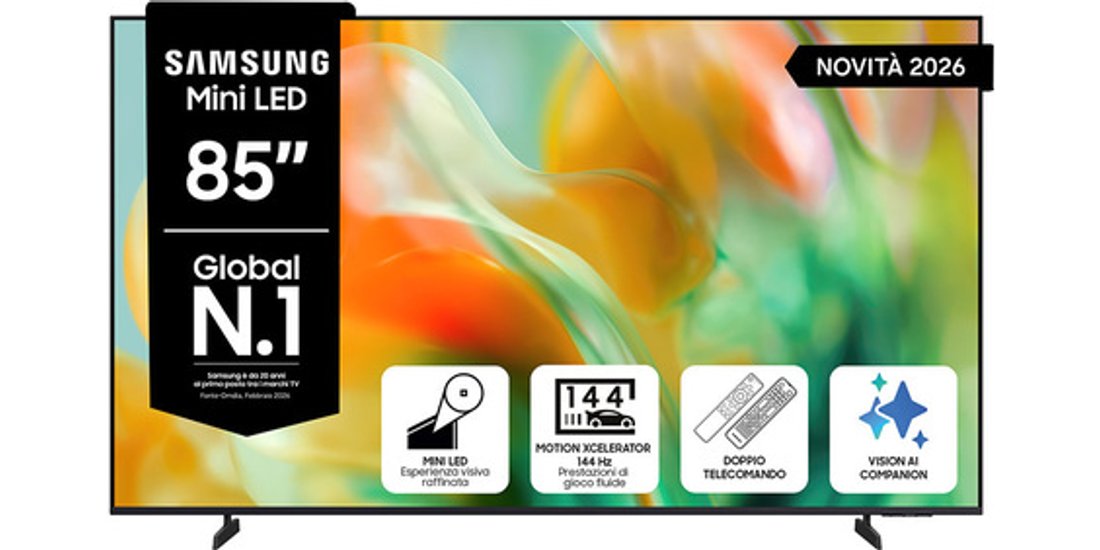 Samsung Mini LED AI TV 85” UE85M80HAUXZT 4K …