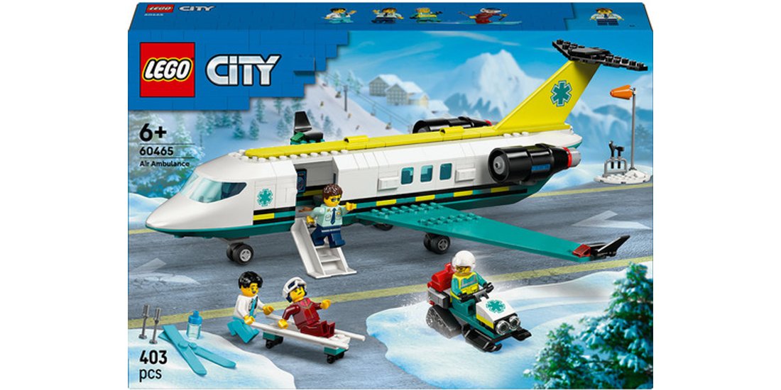 LEGO City Aereo ambulanza di emergenza