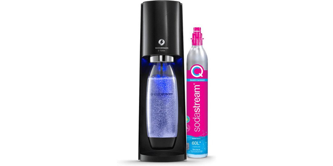 SodaStream E-Terra Metallo Plastica Nero