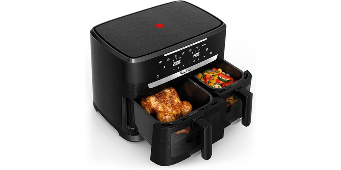 Moulinex Ever Fry XXL Dual Friggitrice Ad Aria…