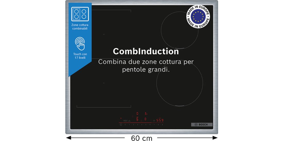 Bosch Serie 6 PVS645HB1E Piano cottura a induzione…