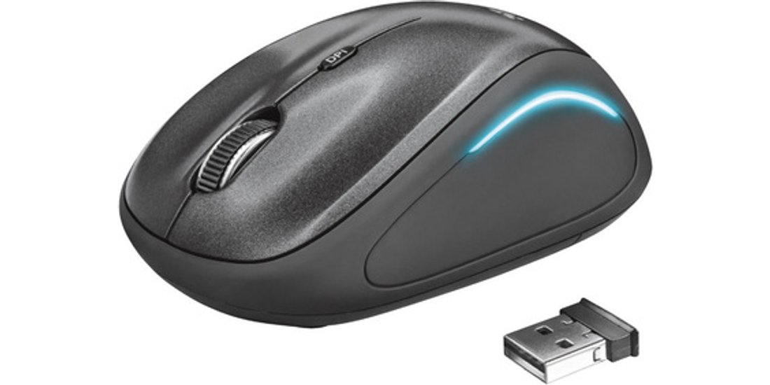 Trust Yvi FX mouse Ufficio Ambidestro RF Wireless…