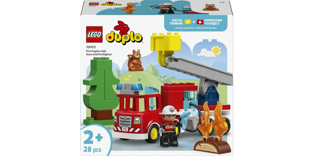 LEGO DUPLO 10473 Autopompa con Manichetta e Pompiere…