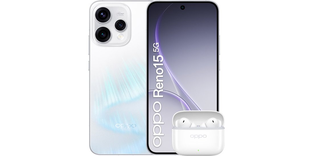 OPPO Reno15 5G Aurora White Box