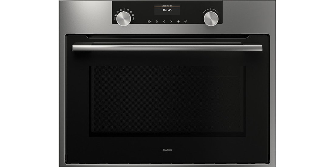 Asko OCM8464S 50 L 3000 W Nero Acciaio inox