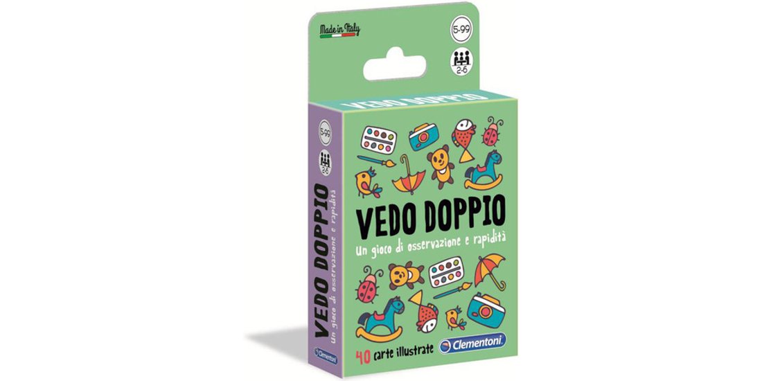 Clementoni Carte Gioco Vedo Doppio
