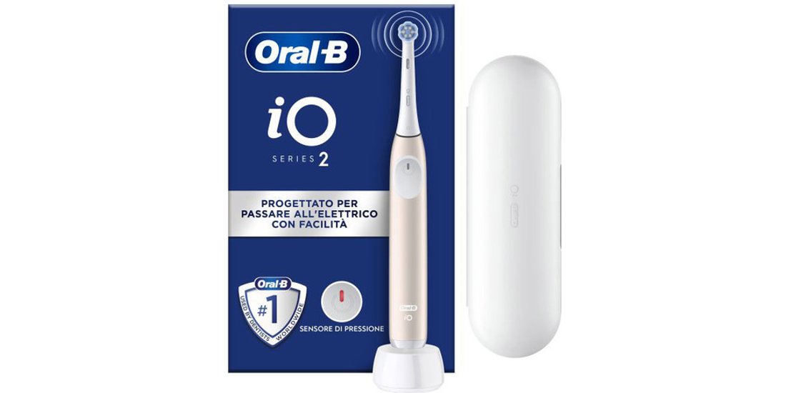 Oral-B iO2 Adulto Spazzolino a vibrazione Rosa…