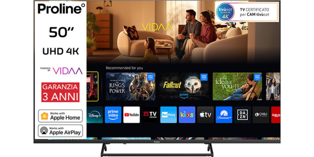 Proline PRO50KM10VDA SMART TV 50” UHD 4K Sistema…