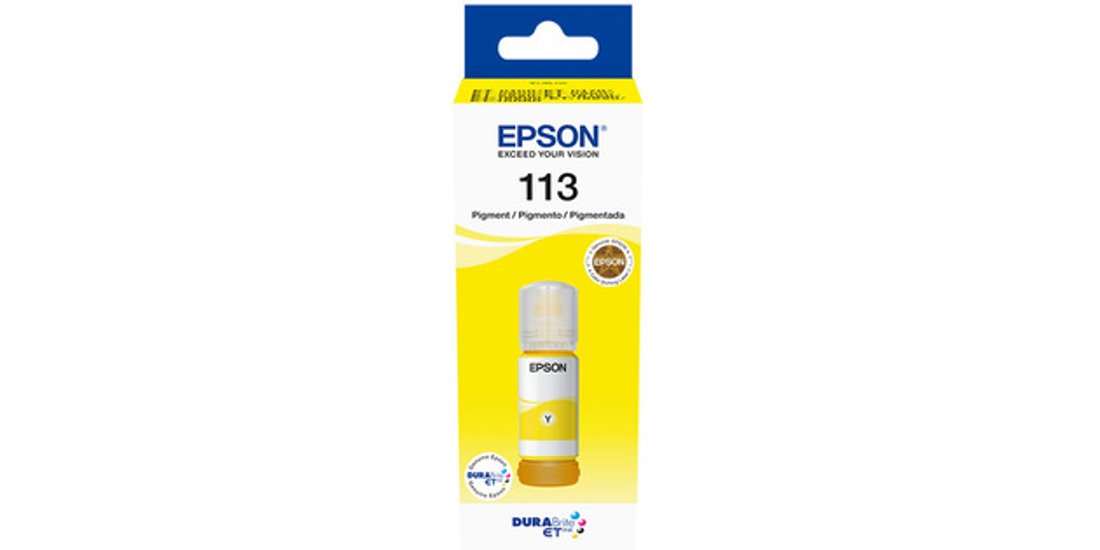 Epson 113 EcoTank Pigment Yellow ink bottle