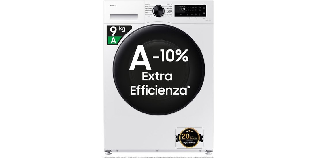 Samsung Lavatrice Crystal Clean™ 9 kg …