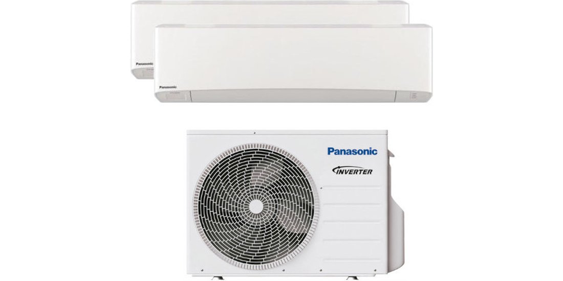 Panasonic Dualsplit 9000+12000BTu CU-2TZ41TBE…