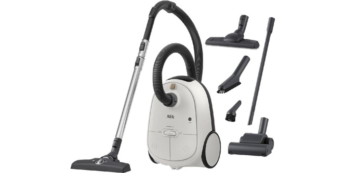 AEG AB61H6SW Aspirapolvere Con Sacco 750W Silenzioso…