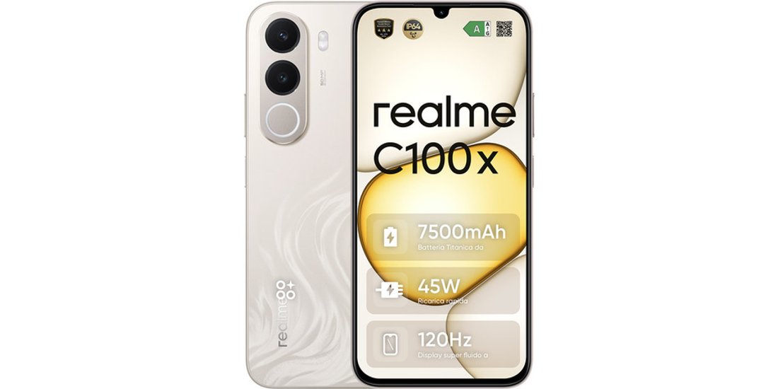 realme C100X smartphone 173 cm (6.8”) Android…