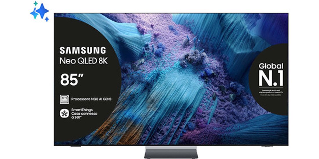 Samsung Neo QLED AI TV 85” QE85QN990FTXZT 8K…