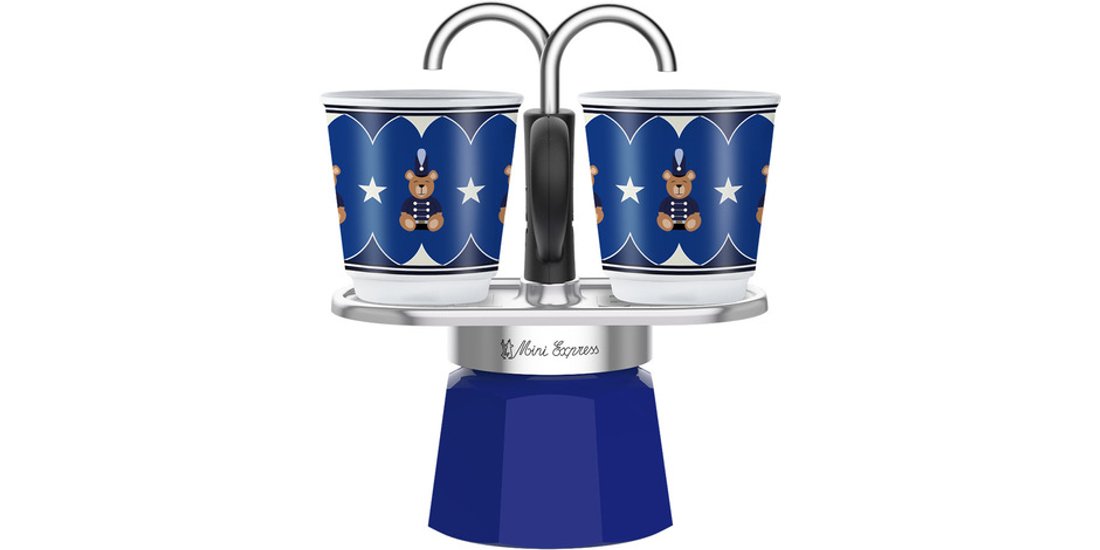 Bialetti SET MINI EXPRESS MR BLU caffettiera …