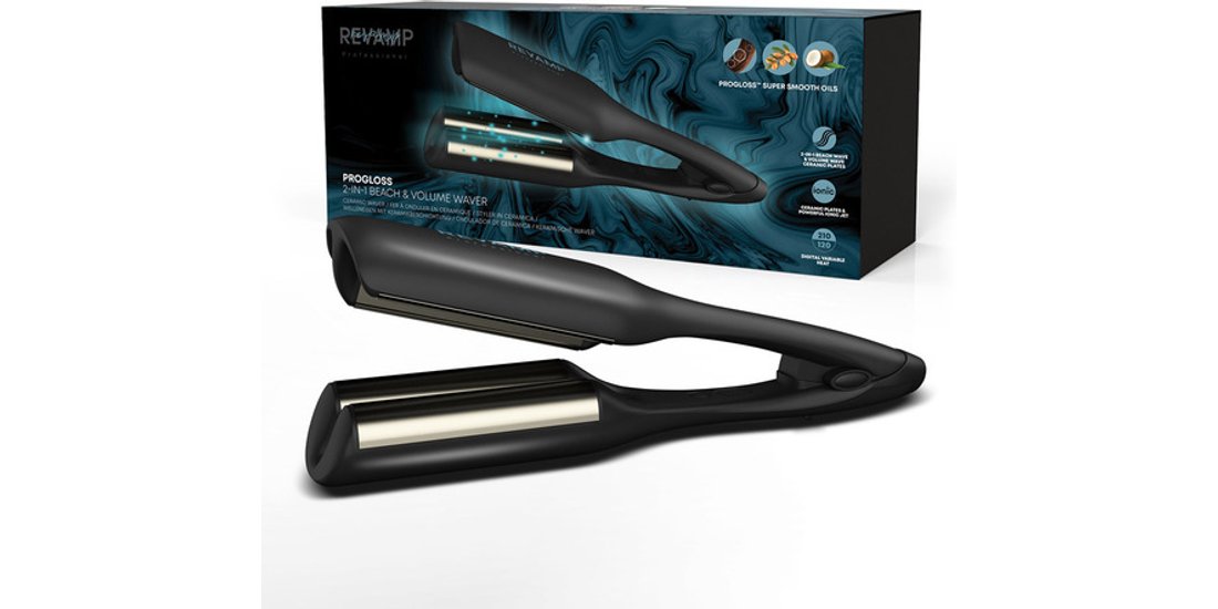 Revamp Progloss 2-in-1 Beach & Volume Waver Ferro…