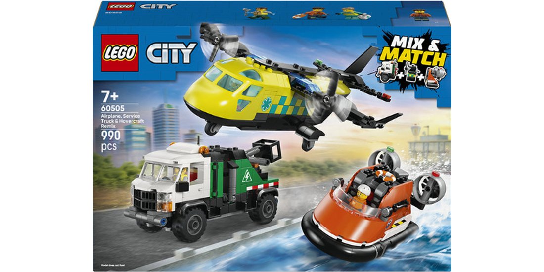 LEGO City 60505 3 in 1 Remix Aereo Camion di …