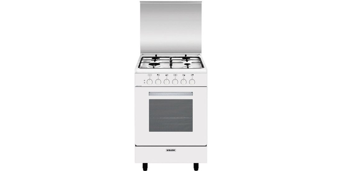Glem Gas A554MX6 cucina Elettrico Bianco