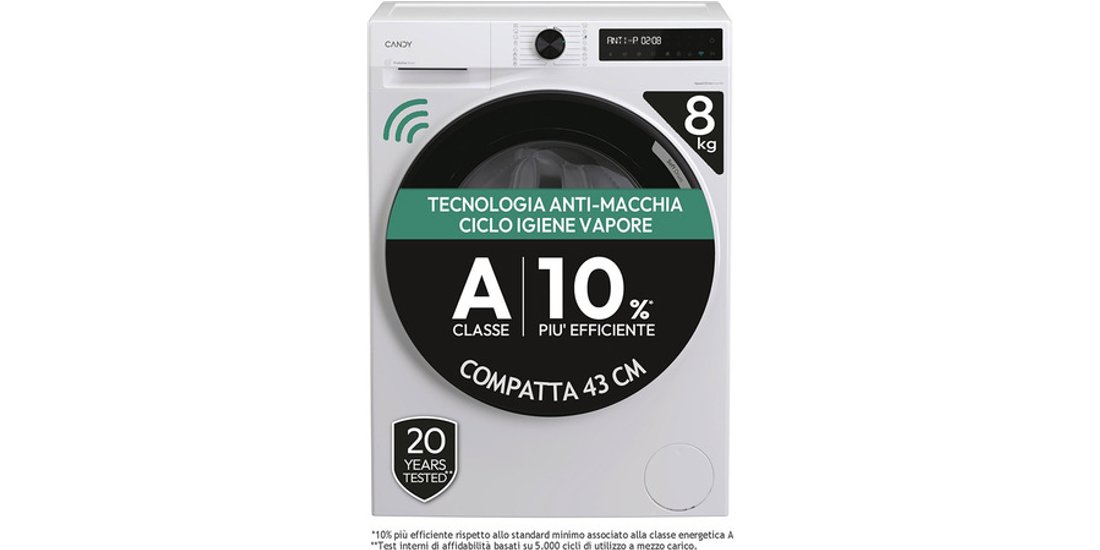 Candy BR 48SBL6-S lavatrice Caricamento frontale…