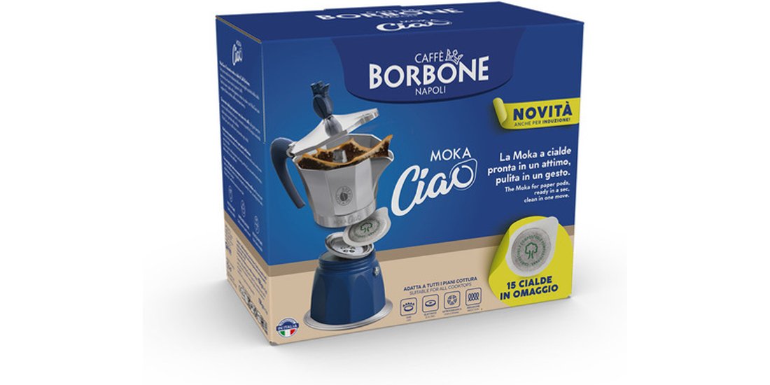 Caffè Borbone MokaCiao Moka Blu Grigio