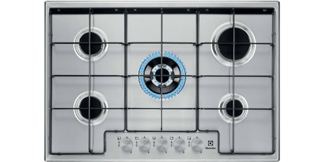 Electrolux Piano Gas Comandi Frontali 75 Cm MADE…