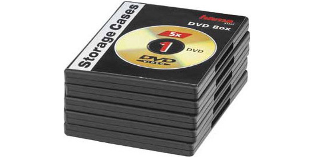 Hama Custodia DVD nero – 5pz.