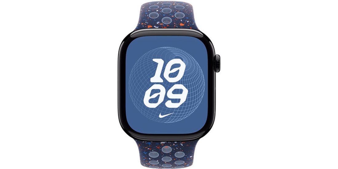 Apple Cinturino Nike Sport Blue Ribbon (46 mm…