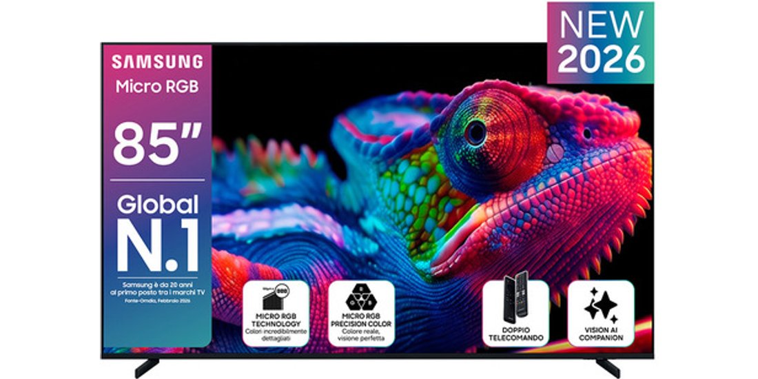 Samsung 85” Micro RGB R85H 4K Vision AI Smart…