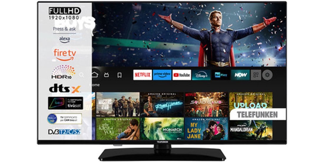 Telefunken TE40759B50V4F TV 1016 cm (40”) Smart…