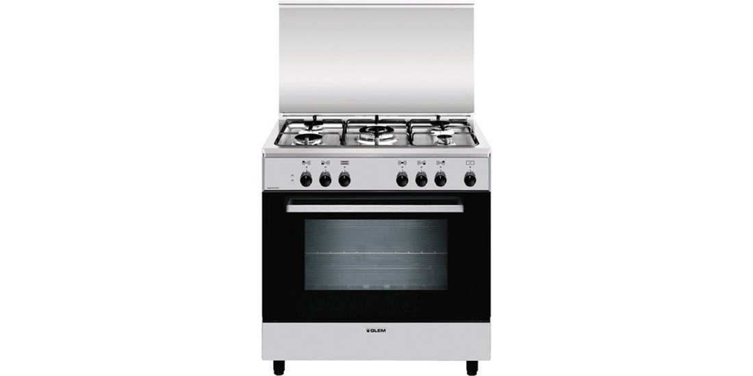 Glem Gas A855EI cucina Elettrico Nero Acciaio…