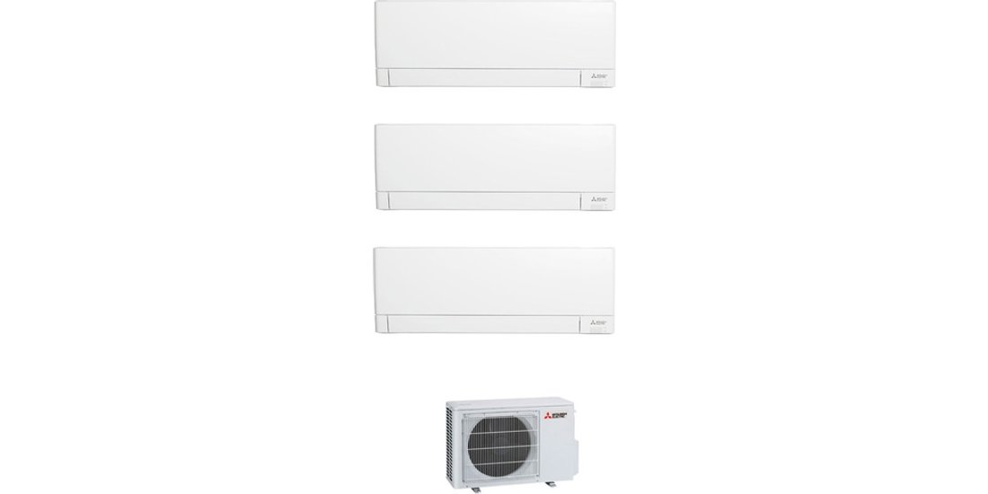 Mitsubishi Electric Trialsplit 9000+9000+12000BTu…