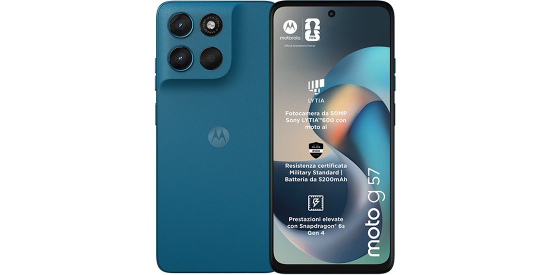 Motorola moto g57 Camera 50MP Doppia SIM Android…
