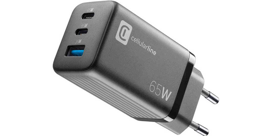 Cellularline Multipower Micro 65W Caricabatterie…