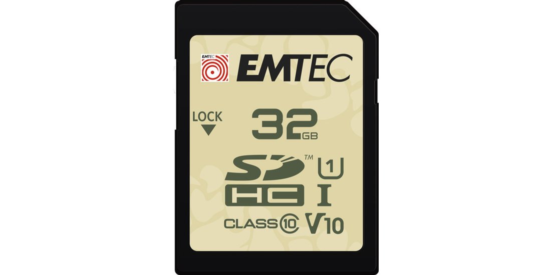 Emtec SD UHS-I V30/V10 OUTDOOR 32 GB SDHC Classe…