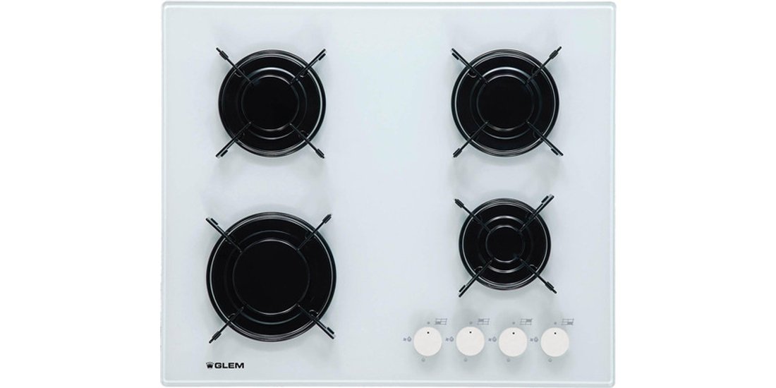 Glem Gas GV64WH piano cottura Bianco Da incasso…