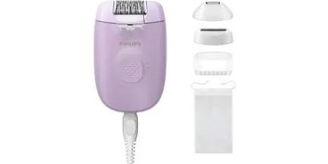 Philips Serie 4000 Epilatore con filo lilla con…