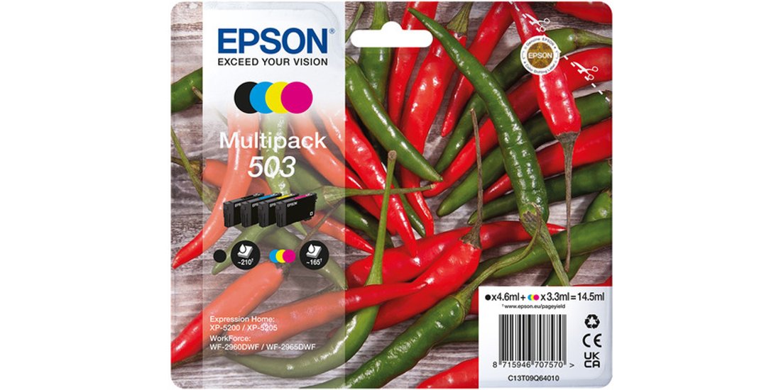 Epson 503 peperoncini Multipack cartuccia d’inchiostro…