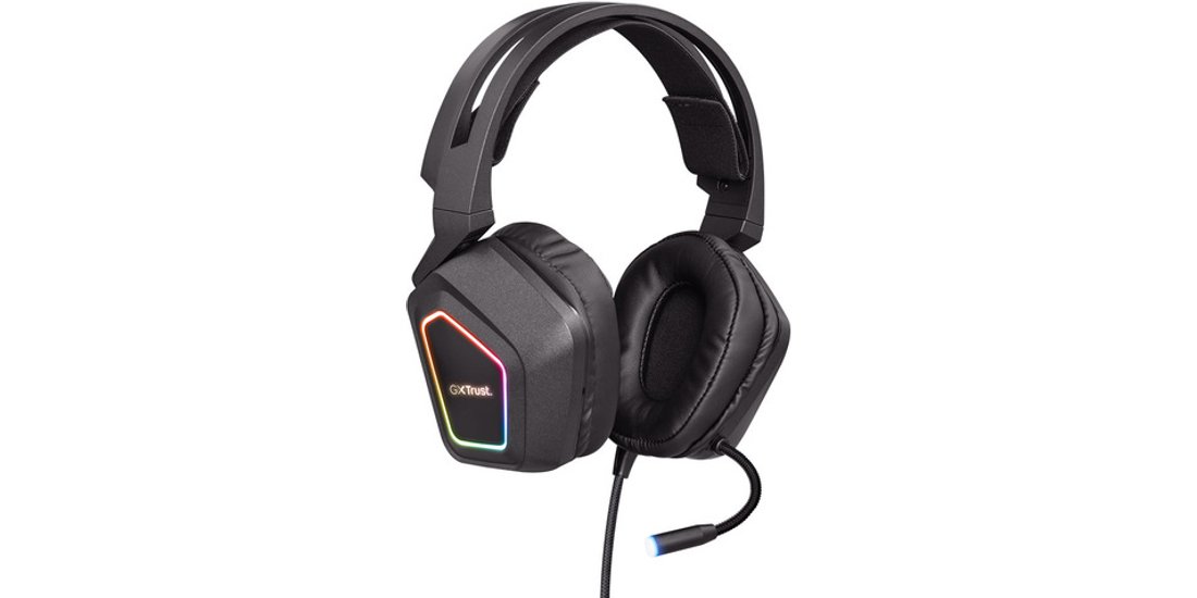 Trust GXT 450 Blizz RGB 7.1 Surround Auricolare…