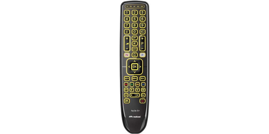 Meliconi Gumbody Facile 5+ telecomando DVD/Blu…