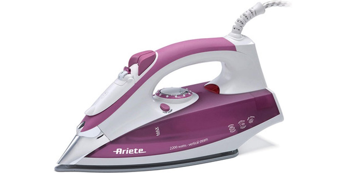 Ariete 6215 Steam Iron 2200W – piastra in acciaio…