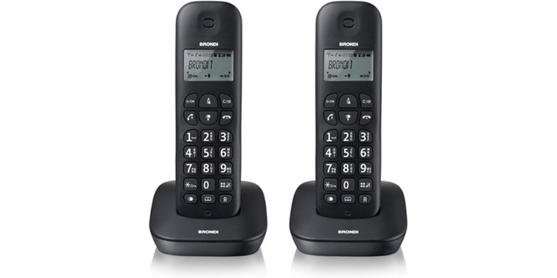Brondi Gala Twin Telefono DECT Identificatore…