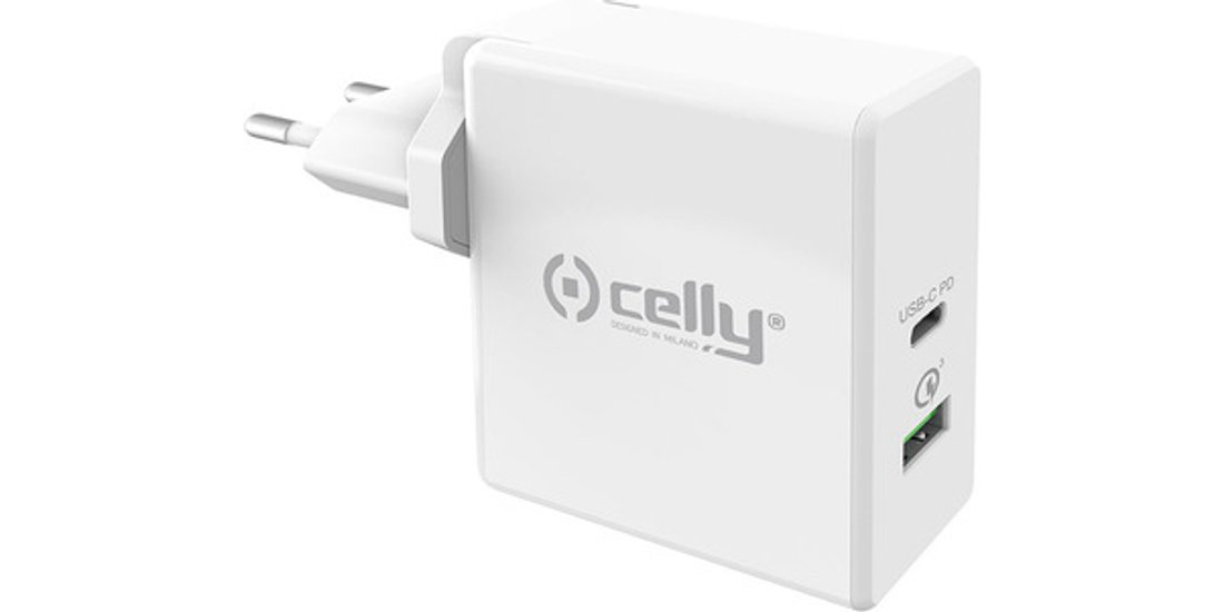 Celly TCUSBC30WWH Caricabatterie per dispositivi…