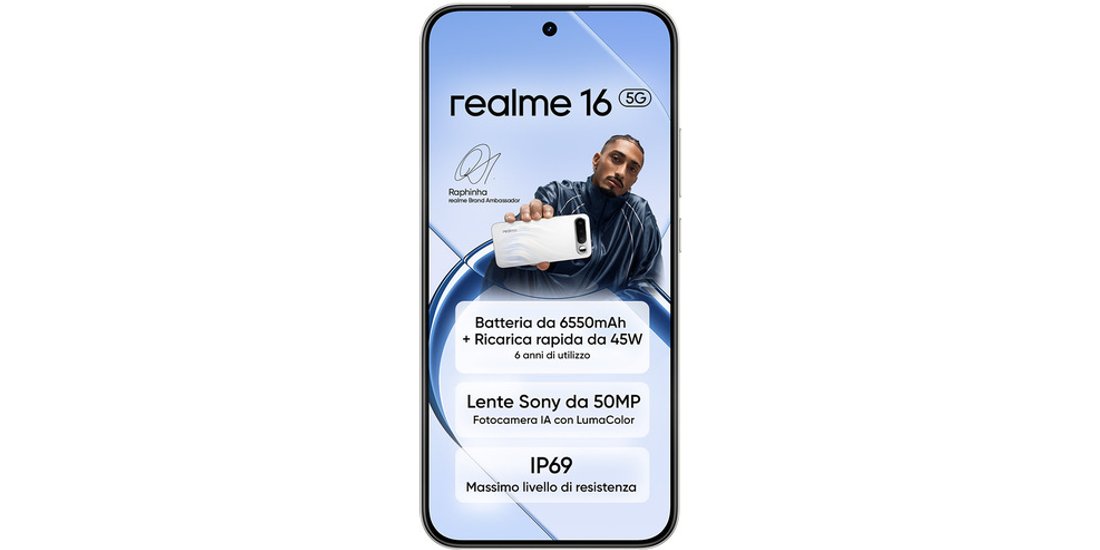 realme 16 5G 167 cm (6.57”) Doppia SIM Android…