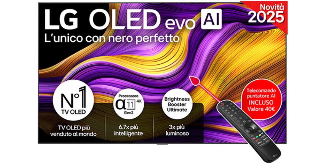 LG OLED evo AI OLED83G54LW TV Serie G5 83” 4K…