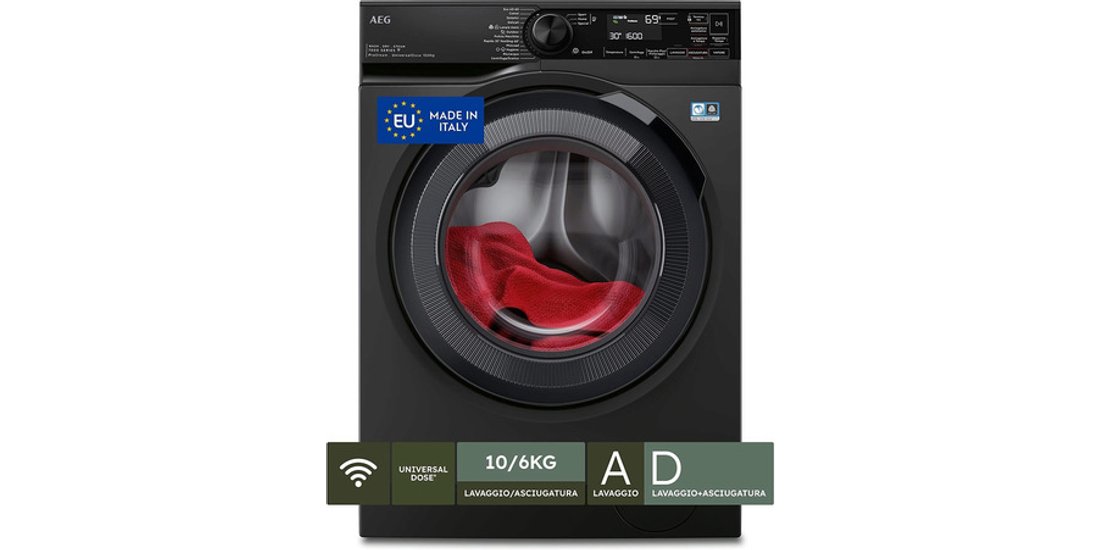AEG Lavasciuga 10+6 Kg Classe D/A 1600 Giri MADE…