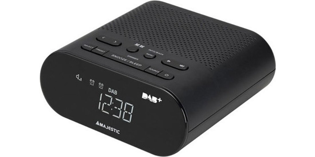 New Majestic RS-116 DAB Orologio Digitale Nero…